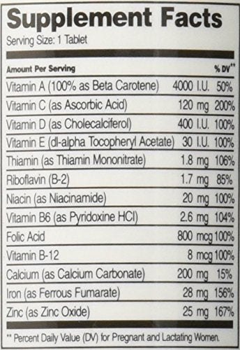 21st Century Prenatal Tablets, 3 Count